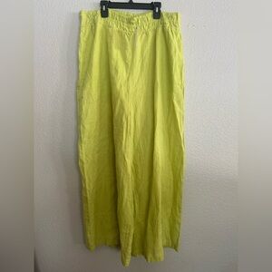 Anthropologie somerset linen pull-on pants